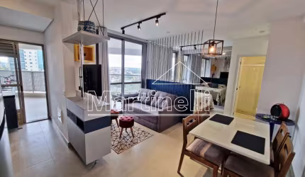 Apartamento mobiliado de 59m² para venda e locação, próximo ao Ribeirão Shopping - Ribeirão Preto/SP.