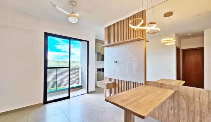 Apartamento de 52m² de área útil para locação no Condomínio Residencial Cidade de Rimini - Bairro Quintas de São José, Ribeirão Preto/SP.