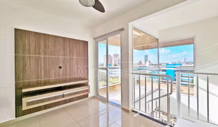 Cobertura de 107m² de área útil para locação no Condomínio Ilha Bela, próximo à Faculdade UNIP - Bairro Jardim Nova Aliança, Ribeirão Preto/SP.