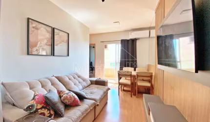 Apartamento de 45m² de área útil para locação no Condomínio Belveder Towers - Bairro Quinta da Primavera, Ribeirão Preto/SP.