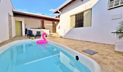 Casa térrea residencial à venda no Bairro Residencial e Comercial Palmares, próximo ao Supermercados Canesin - Ribeirão Preto/SP.