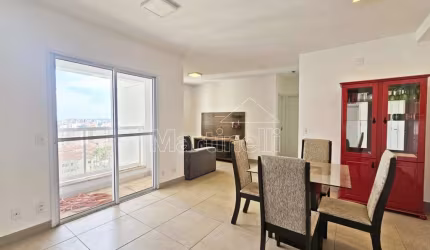 Apartamento mobiliado de 74m² de área útil para venda e locação, próximo à UNAERP - Ribeirão Preto/SP.