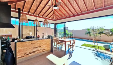 Casa térrea nova Alto Padrão de 285m² de área construida à venda, próximo à City Pão - Ribeirão Preto/SP.