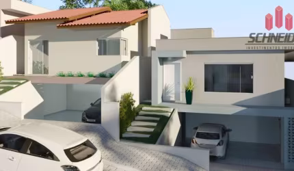 Casa com 3 dormitórios à venda no bairro Quintino em Timbó/SC