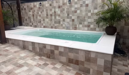 Sobrado de Alto Padrão mobiliado com Piscina e duas suítes