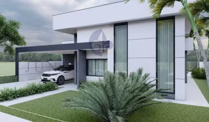 BELÍSSIMA CASA NOVA À VENDA NO IBI ARAM 01 EM ITUPEVA - A/C 260,00 m² - 03 suítes, quintal, piscina, 04 vagas, lazer.