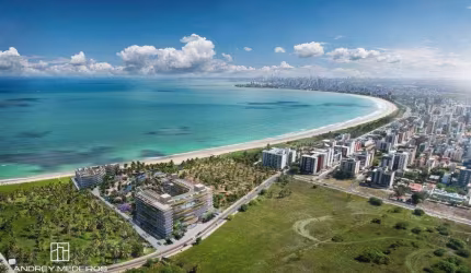 Flat com 1 dormitório à venda, 29 m² por R$ 550.000,00 - Ponta de Campina - Cabedelo/PB