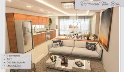 Apartamento para Venda em Passo de Torres, Novo Passo, 2 dormitórios, 1 banheiro, 1 vaga
