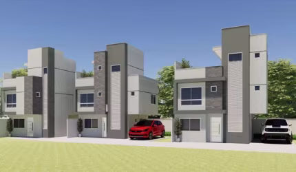Sobrado com 3 dormitórios à venda, 117 m² por R$ 698.000,00 - Portão - Curitiba/PR