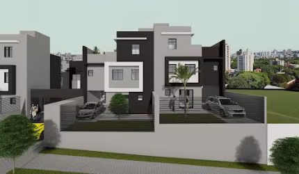 Sobrado com 3 dormitórios à venda, 128 m² por R$ 635.000,00 - Uberaba - Curitiba/PR