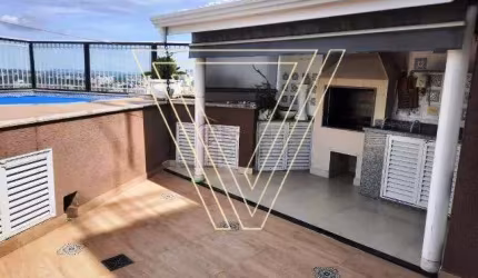 COBERTURA MOBILIADA 210M²  COM PISCINA ESPAÇO GOURMET - CONDOMÍNIO PARQUE JUNDIAÍ - AP7290