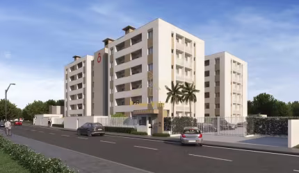 Apartamento Vista-Mar e Sacada com Churrasqueira no Espinheiros