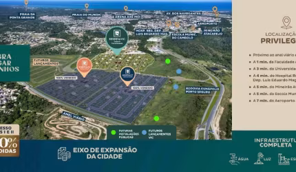 Vendo lotes no mais novo bairro planejado de Porto Seguro