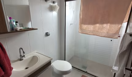Apartamento 2 quartos, Vista Livre, Elevador, Portaria,1 vaga , Bairro: Aparecida , Santos/SP