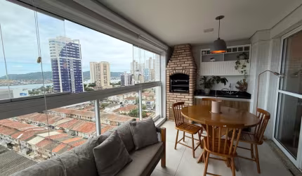 Residencial Porto Cidade, Vista Mar,3 dormitórios,2 suítes,2 vagas, Ponta da Praia,Santos/SP