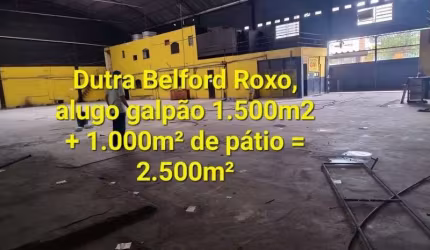 Barracão / Galpão / Depósito com 4 salas para alugar na Travessa Morsing, 455, Centro, Belford Roxo por R$ 35.000