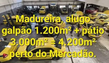 Barracão / Galpão / Depósito com 2 salas para alugar na Rua Américo Brasiliense, 675, Madureira, Rio de Janeiro por R$ 45.000