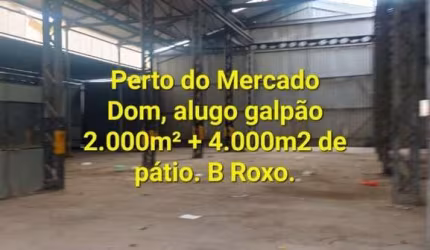 Barracão / Galpão / Depósito com 2 salas para alugar na Rua Belo Horizonte, 344, Parque Santa Amélia, Belford Roxo por R$ 35.000