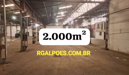 Barracão / Galpão / Depósito com 2 salas para alugar na Avenida Joaquim da Costa Lima, 254, Parque Santa Amélia, Belford Roxo por R$ 20.000