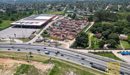 Terreno Comercial de 7.300 m² com Galpão de 1.000 m² por R$ 7.000.000 - Vila Gabriela (Manilha) - Itaboraí/RJ