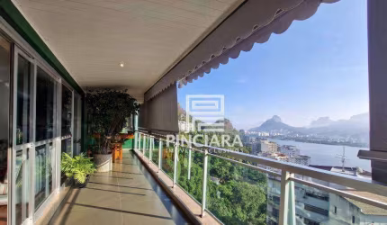 Apartamento de 290m² com 3 suítes à venda por R$ 3.900.000 - Lagoa - Rio de Janeiro/RJ