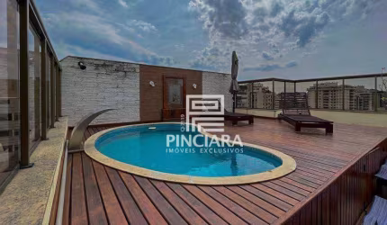 Cobertura duplex de 313m² com 4 quartos, sendo 2 suítes à venda por R$2.600.000 e para alugar por R$12.000 + taxas - Icaraí - Niterói/RJ