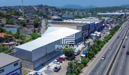 10 lojas disponíveis para aluguel, com tamanhos de 65m² a 250m² e valores a partir de R$8.000, chegando até R$18.000 - Colubandê - São Gonçalo/Niterói