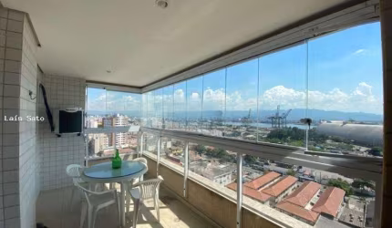 Apartamento para Venda em Santos, Ponta da Praia, 2 dormitórios, 2 suítes, 3 banheiros, 2 vagas