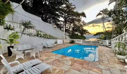 Casa para Venda em São Vicente, Ilha Porchat, 6 dormitórios, 4 suítes, 10 banheiros, 4 vagas