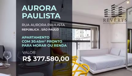 APARTAMENTO COMPACTO NA REPUBLICA