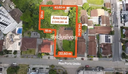 Um terreno espetacular no Anita Garibaldi em Joinville pronto para construir.