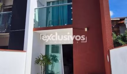 Geminado semi mobiliado com 1 suíte + 1 dormitório com 71m² privativos no Aventureiro à venda por R$ 375.000,00