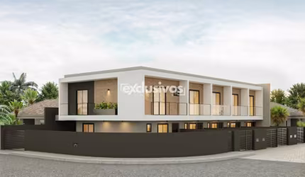 Sobrado geminado em construção no Vila Nova