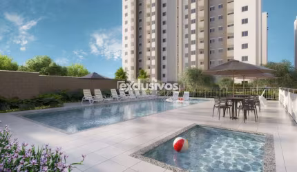 Apartamento na planta de 2 quartos c/ sacada e churrasqueira no Baviera Urban Club da Rôgga em Joinville/SC