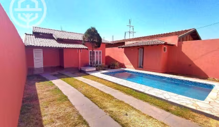 Casa com 3 dormitórios para alugar, 147 m² por R$ 2.744,44/mês - Ibirapuera - Barretos/SP