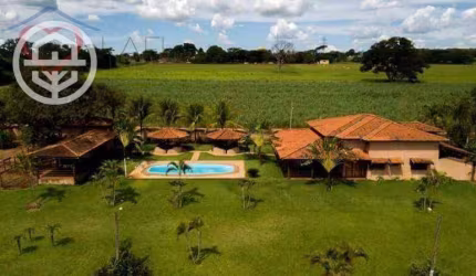 Chácara com 4 dormitórios à venda, 6000 m² por R$ 2.500.000,00 - Zona Rural - Barretos/SP