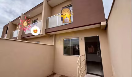 Casa para Venda em Santa Luzia, Dona Rosarinha, 2 dormitórios, 2 banheiros, 1 vaga