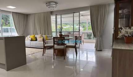 Cobertura MOBILIADA, EQUIPADA E DECORADA com 3 dormitórios para alugar, 203 m² por R$ 11.000/mês - Córrego Grande - Florianópolis/SC