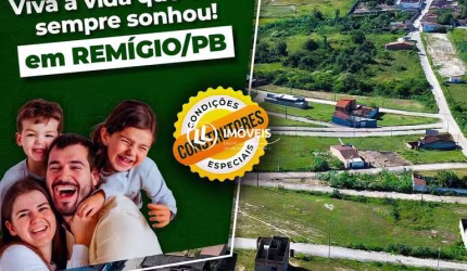 Loteamento Sollares da Borborema no Centro de Remígio PB