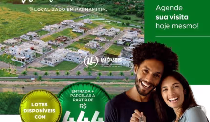 Terreno em condomínio fechado à venda no Nova Esperança, Parnamirim  por R$ 90.000