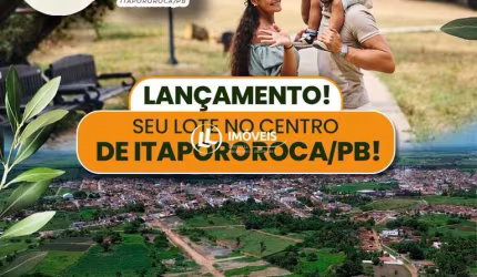Terrenos em Itapororoca - PB no Loteamento Central Park