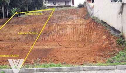 Terreno à venda, 404 m² por R$ 170.000,00 - Passo Manso - Blumenau/SC