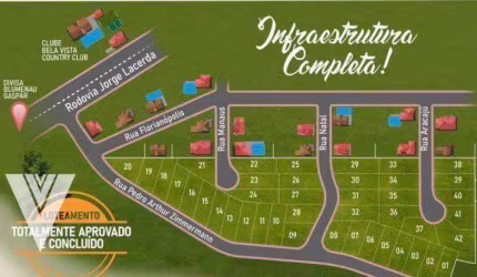 Terreno à venda, 360 m² por R$ 315.668,27 - Bela Vista - Gaspar/SC