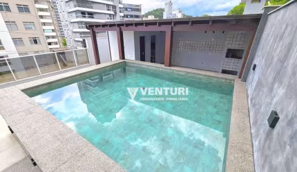 Apartamento com amplo terraço com piscina e 2 suítes à venda, 216 m² por R$ 1.049.000 - Vila Nova - Blumenau/SC