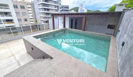 Apartamento com amplo terraço com piscina e 2 suítes à venda, 216 m² por R$ 1.049.000 - Vila Nova - Blumenau/SC