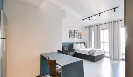 Apartamento tipo para venda com 1 quarto, sendo 1 suíte, 38m²