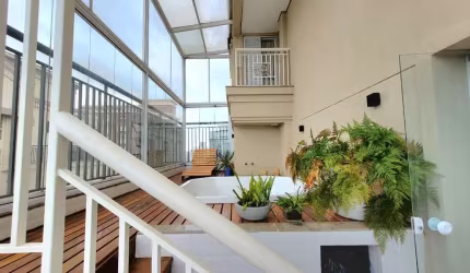 Cobertura para venda com 2 quartos, sendo 2 suítes, 167m²
