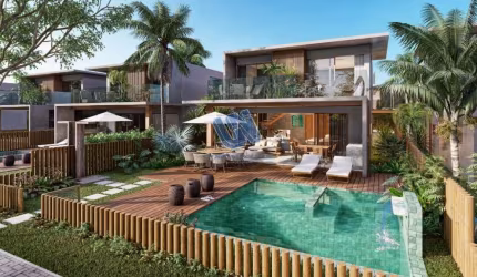 Casa duplex em condominio 4 suítes 247,70m2 no Condomínio Singulari Alphaville Guarajuba