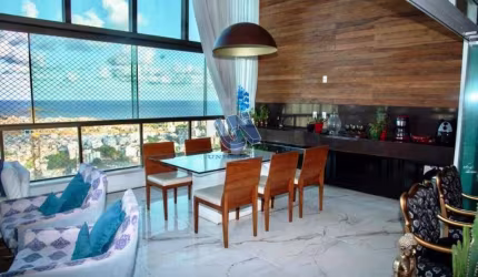 Apartamento Duplex 4 Suítes sendo 1 master com closet e banheira de hidro 320m2 no Horto Florestal