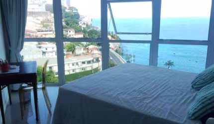 Cloc Marina Residence Quarto e Sala Mobiliado 60m2 no Comércio